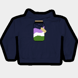 genderqueer pride jar Kids Hoodie